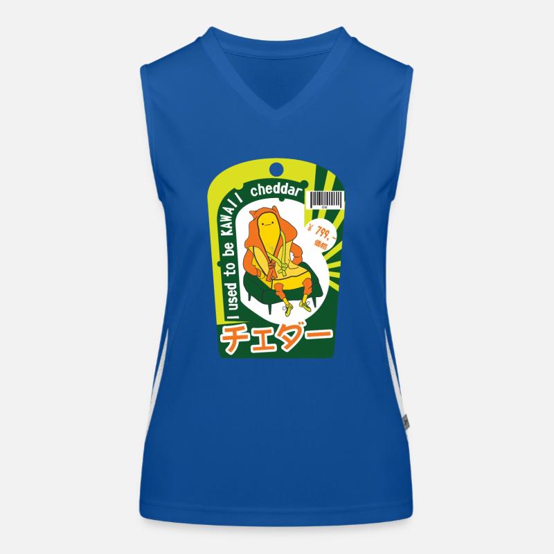 J’avais l’habitude d’être cheddar kawaii. Débardeur respirant contrasté Femme