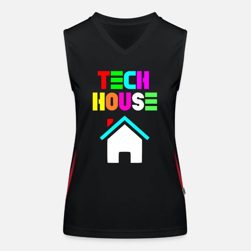 Tech-Haus 808 Funktionelles Kontrast-Tank Top für Frauen