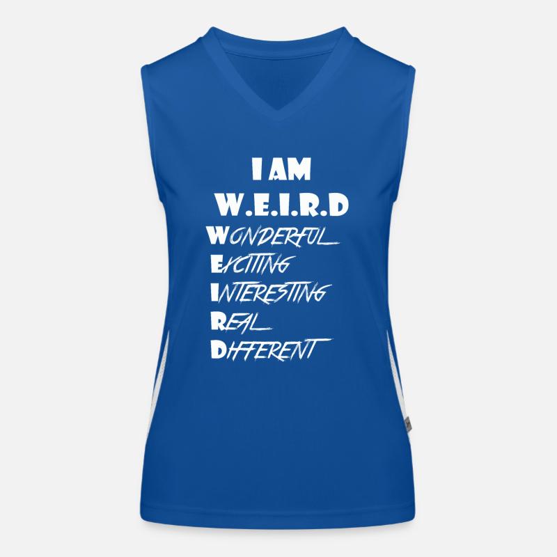 Weird Funktionelles Kontrast-Tank Top für Frauen
