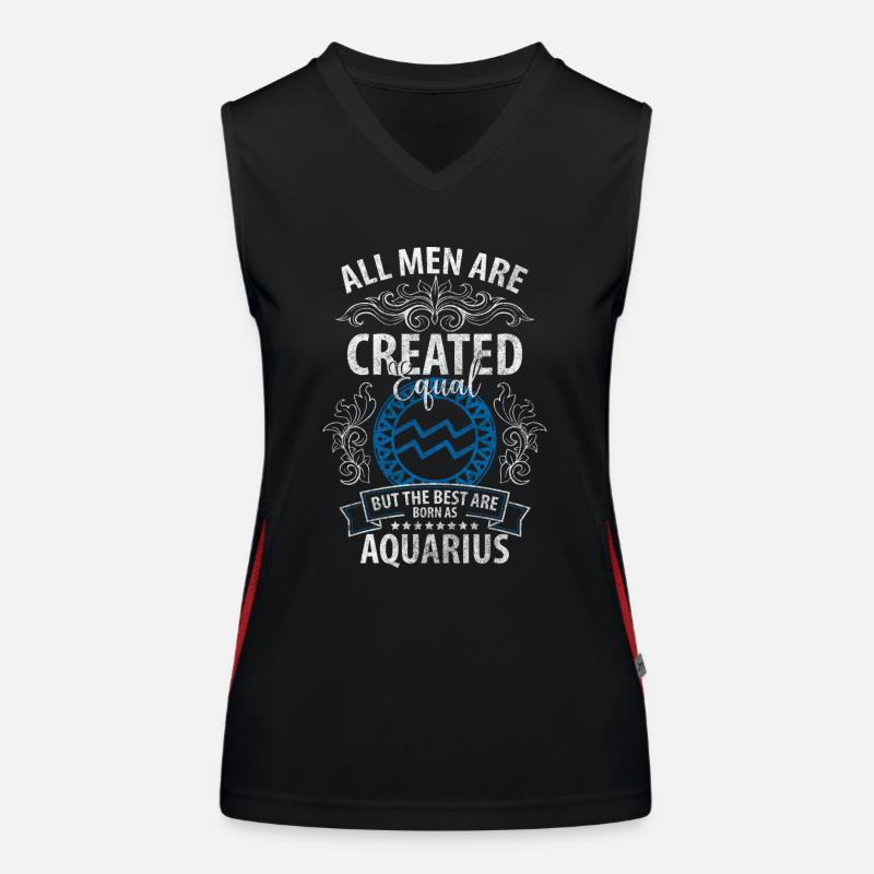Zodiac Horoscope Uranus Planets Women's Functional Contrast Tank Top