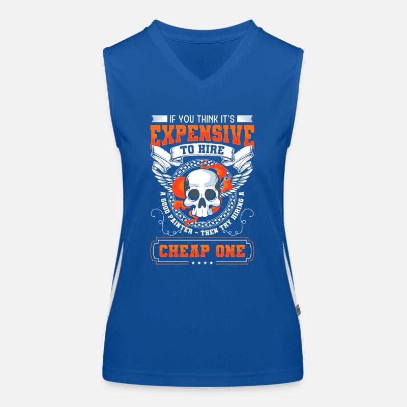 Artist Profession Master painter Craftsman Women's Functional Contrast Tank Top
