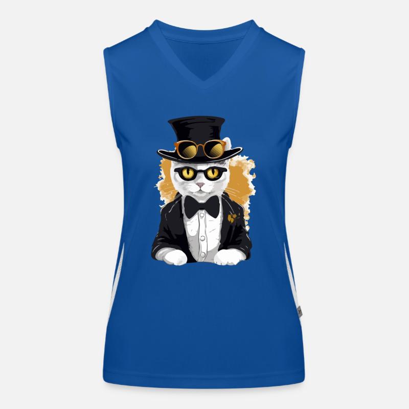 Micky le chat chic Débardeur respirant contrasté Femme