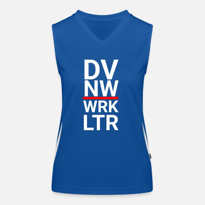 dive now - work later light Women's Functional Contrast Tank Top