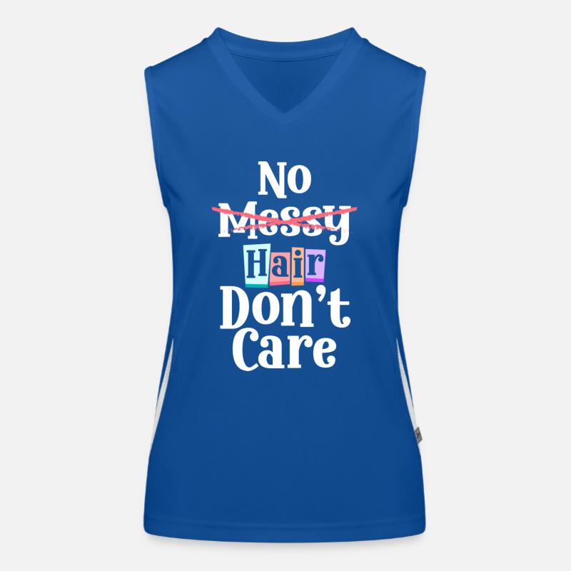 Baldness, plate, hair loss, beard Women's Functional Contrast Tank Top