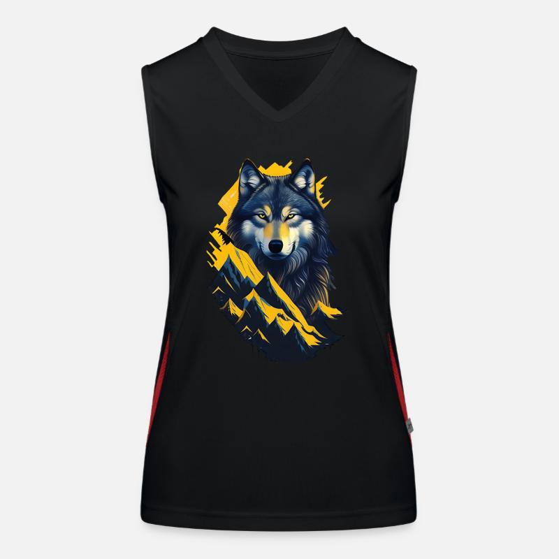 loup Débardeur respirant contrasté Femme