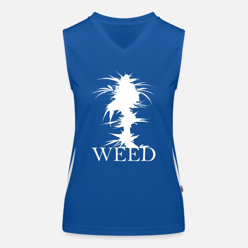 Cannabis à base de cannabis Débardeur respirant contrasté Femme