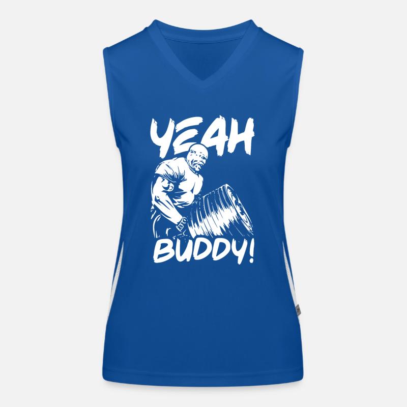 Yeah Buddy Lightweight Funktionelles Kontrast-Tank Top für Frauen