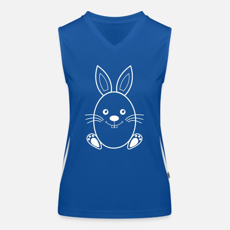 Easter Bunny Women's Functional Contrast Tank Top