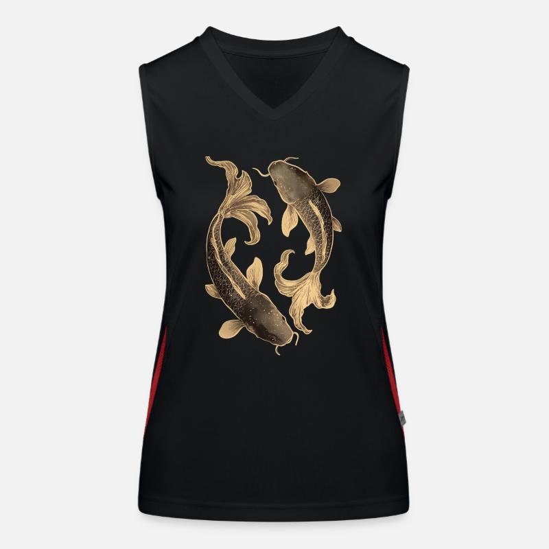 Koi Débardeur respirant contrasté Femme