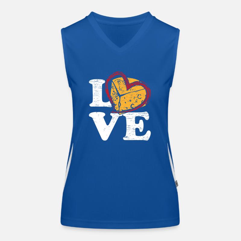 Cheese Love Women's Functional Contrast Tank Top