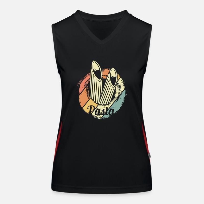 Pasta Funktionelles Kontrast-Tank Top für Frauen