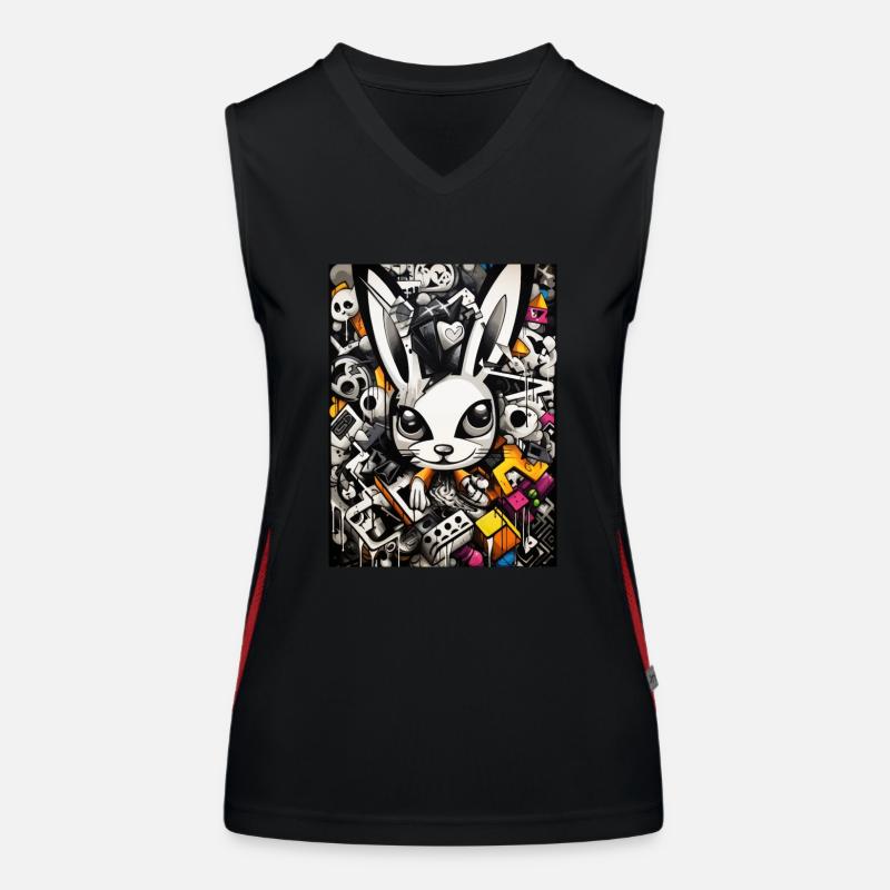 [MR] Sexy Rabbit Funktionelles Kontrast-Tank Top für Frauen