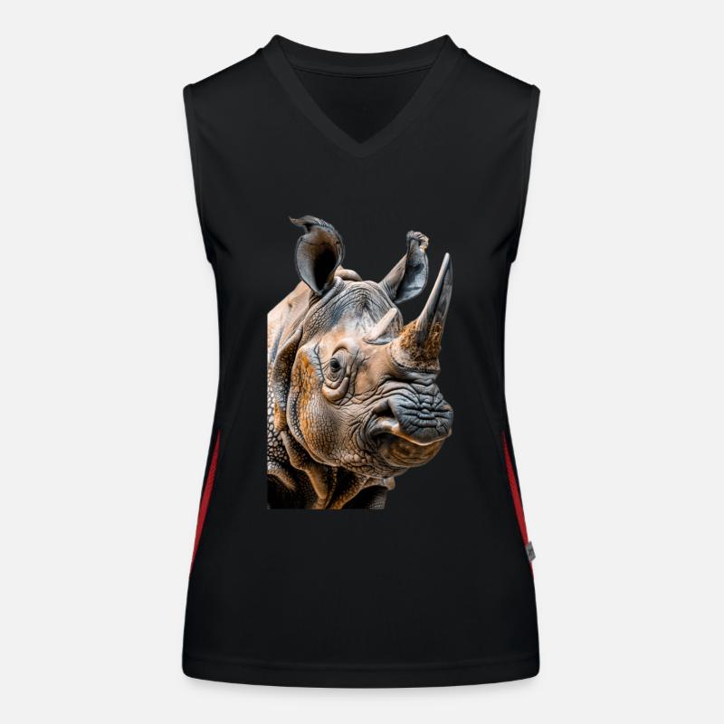 Rhinocéros Débardeur respirant contrasté Femme