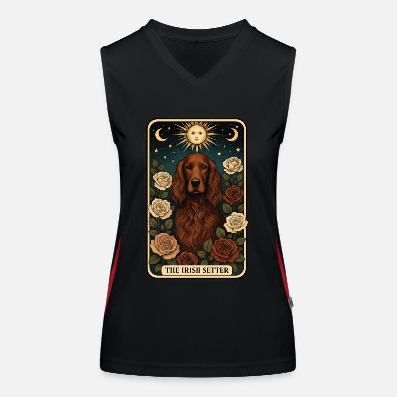 Irish Setter Funktionelles Kontrast-Tank Top für Frauen