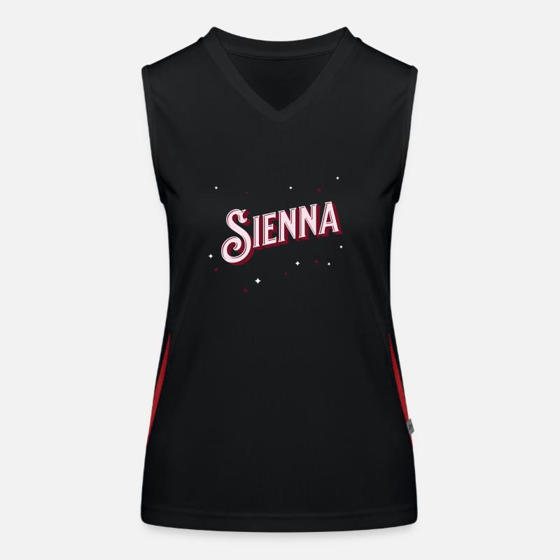 Sienna names personalized Women's Functional Contrast Tank Top