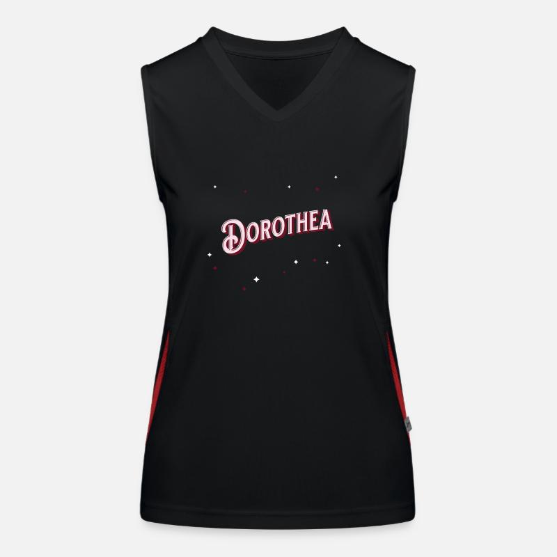 Dorothea's name personalized Women's Functional Contrast Tank Top