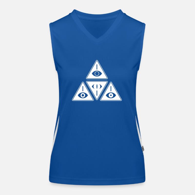 eyelluminati Women's Functional Contrast Tank Top