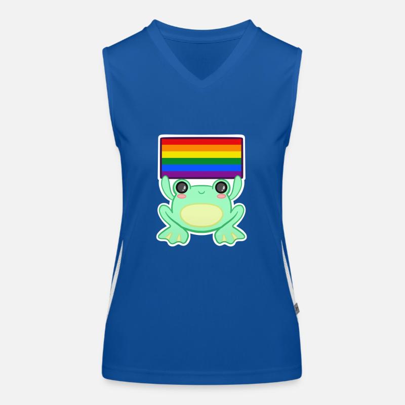 Froggy Pride Women's Functional Contrast Tank Top