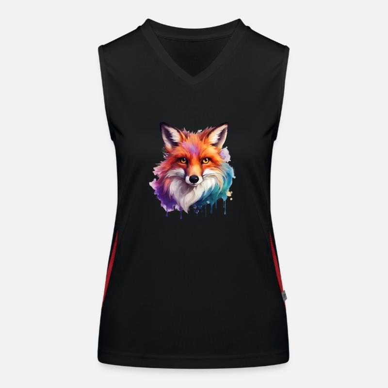 magic fox Funktionelles Kontrast-Tank Top für Frauen