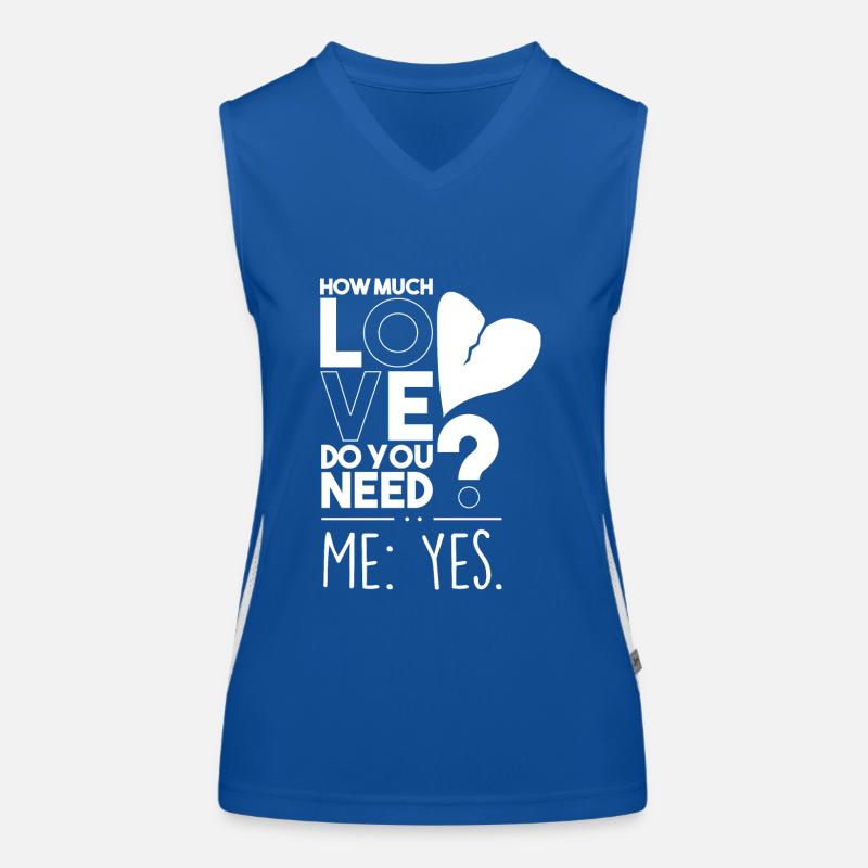 Combien d’amour ? Débardeur respirant contrasté Femme