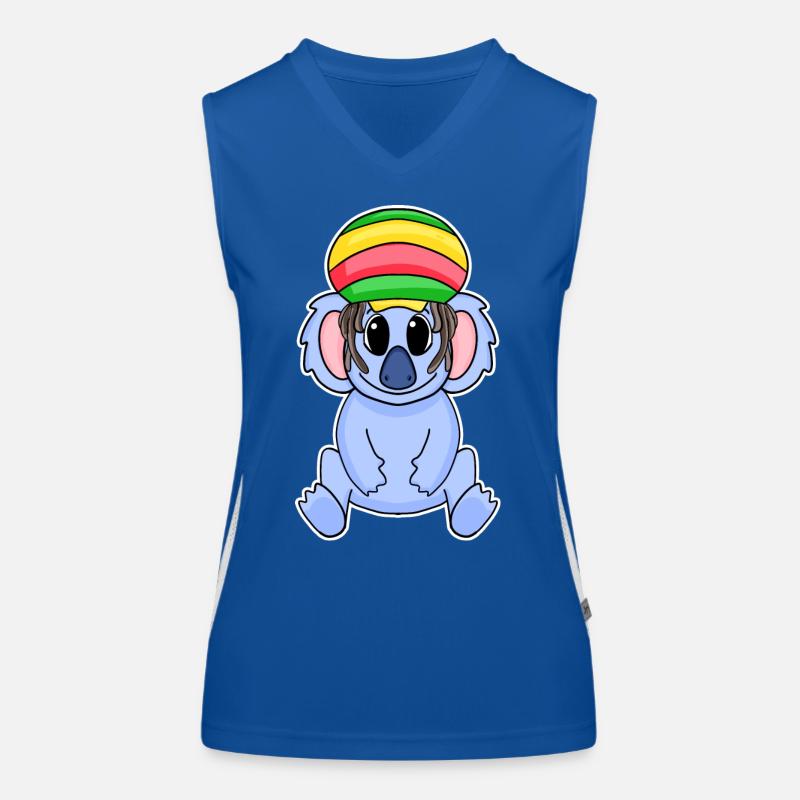 Rasta Koala Women's Functional Contrast Tank Top