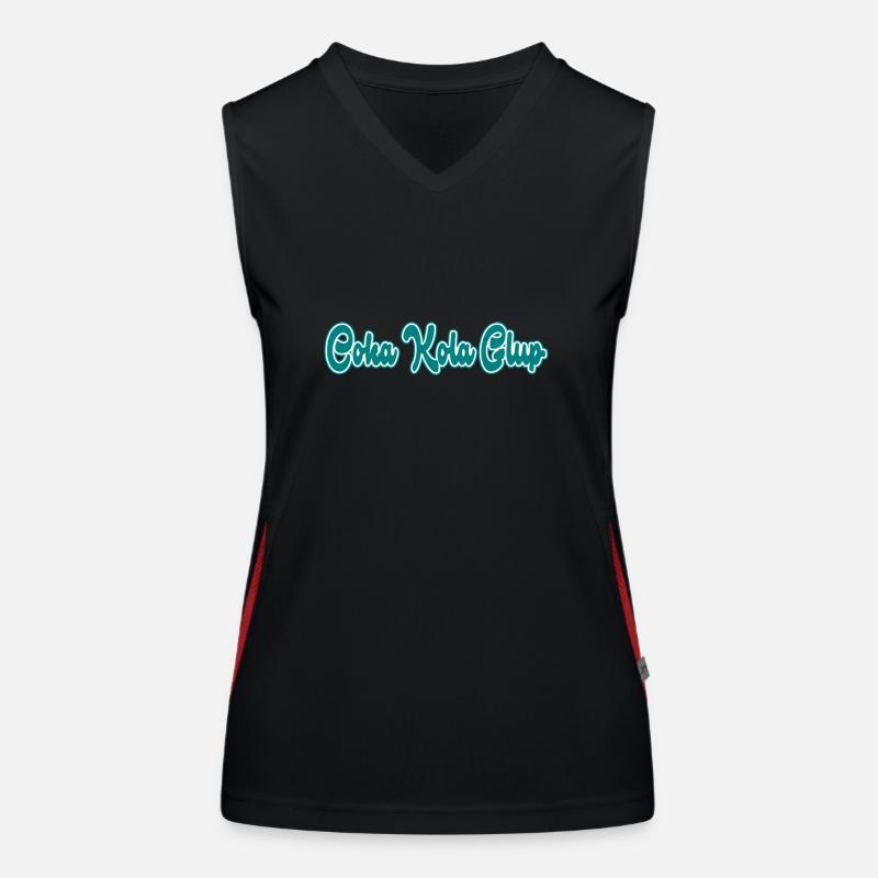 Coka Glup3 Queue Débardeur respirant contrasté Femme