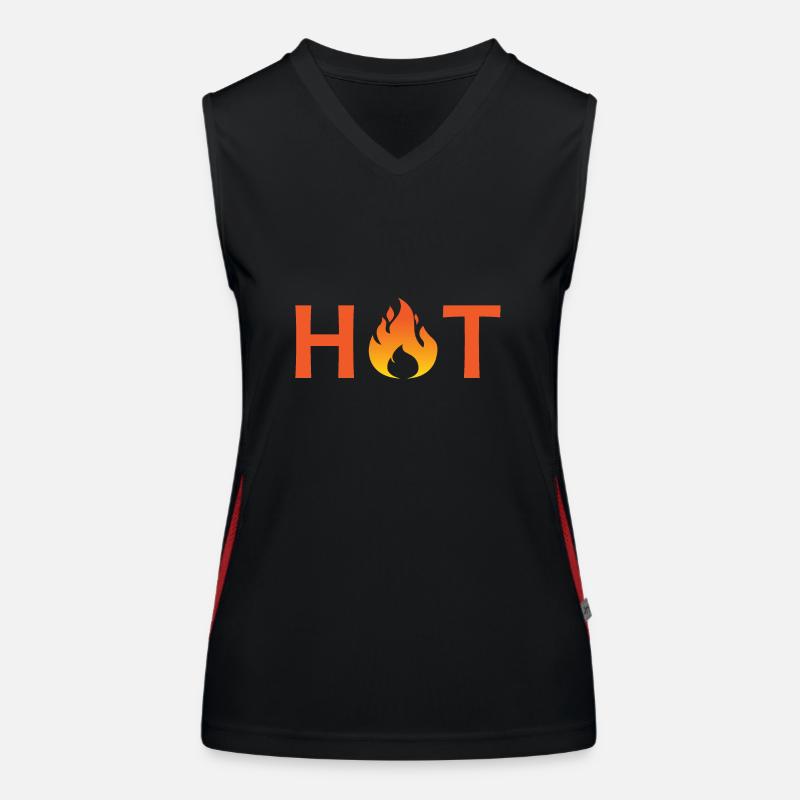 HOT design Women's Functional Contrast Tank Top