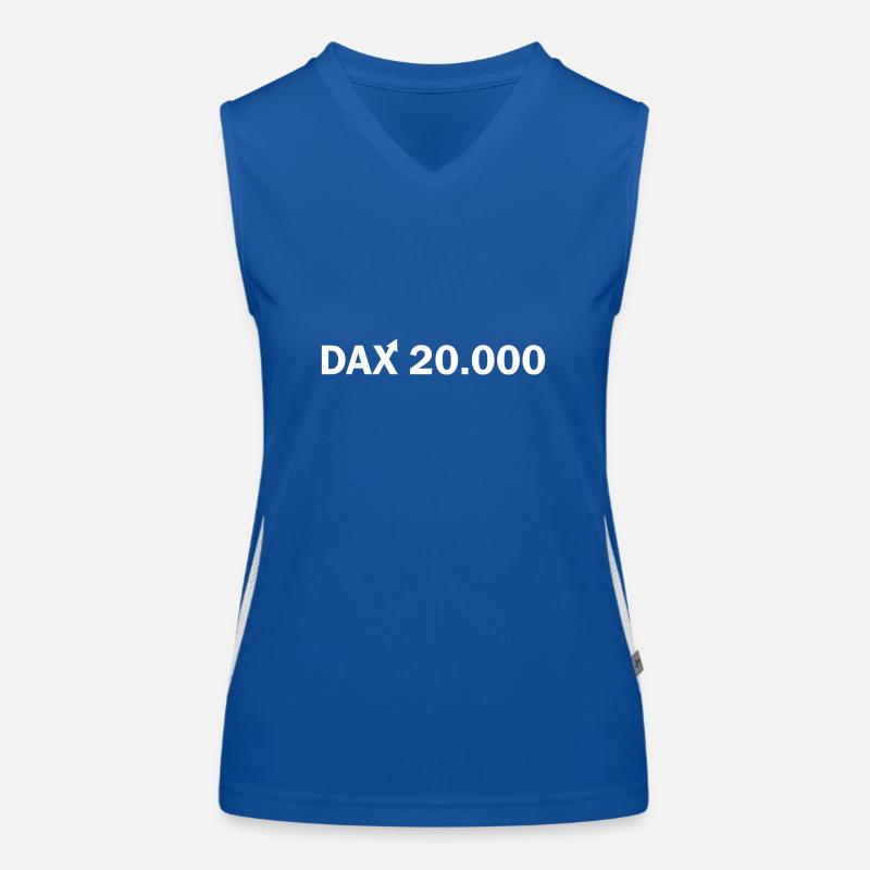 DAX 20.000 BWL Memes Funktionelles Kontrast-Tank Top für Frauen