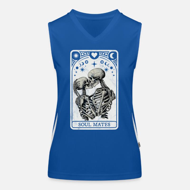 Âmes sœurs Tarot Débardeur respirant contrasté Femme