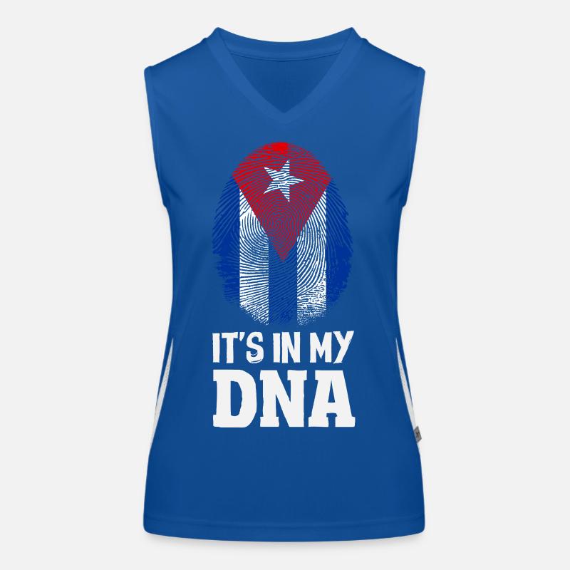 Cuba Pride & Home - Design du drapeau de Cuba Débardeur respirant contrasté Femme