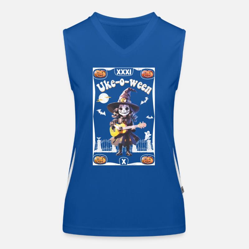 Uke-o-ween Tarokarte Funktionelles Kontrast-Tank Top für Frauen