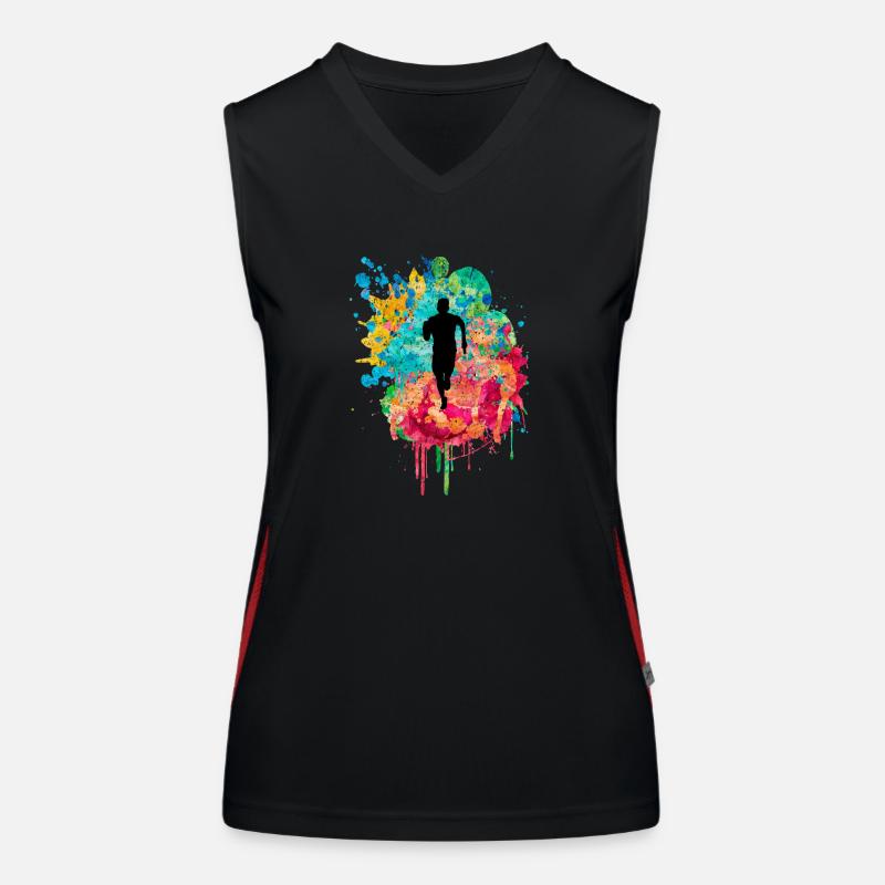 Jogging and running Women's Functional Contrast Tank Top