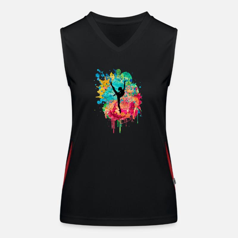 Dancer PopArt Women's Functional Contrast Tank Top