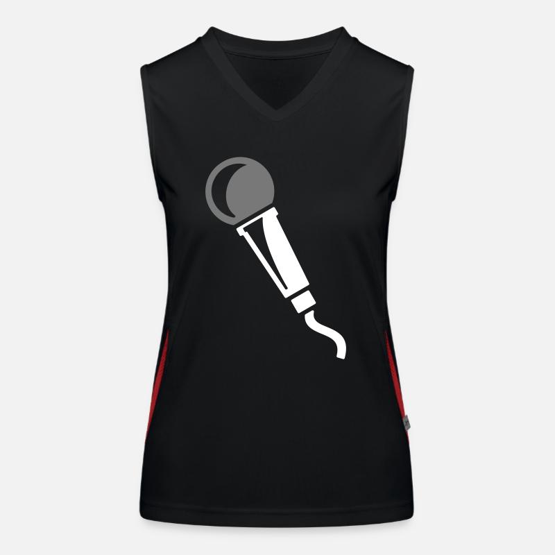 microphone Women's Functional Contrast Tank Top