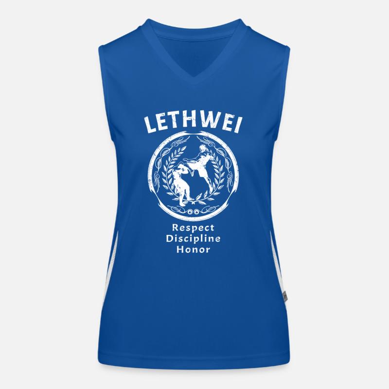 Lethwei Combattant Débardeur respirant contrasté Femme