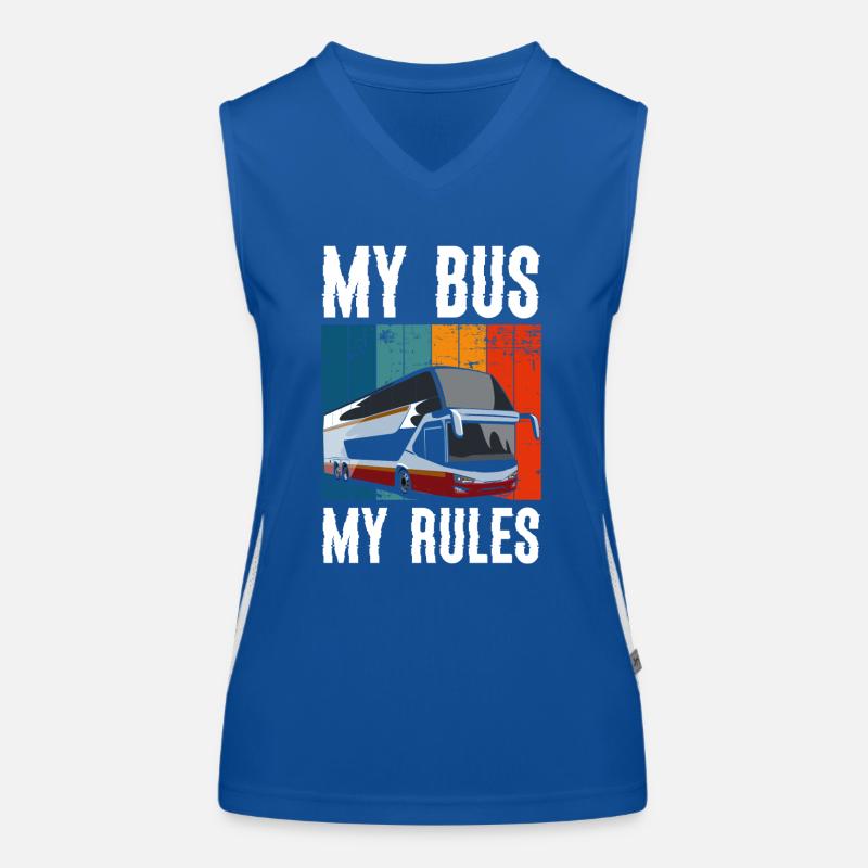 Bus occupation Work Drivers Women's Functional Contrast Tank Top