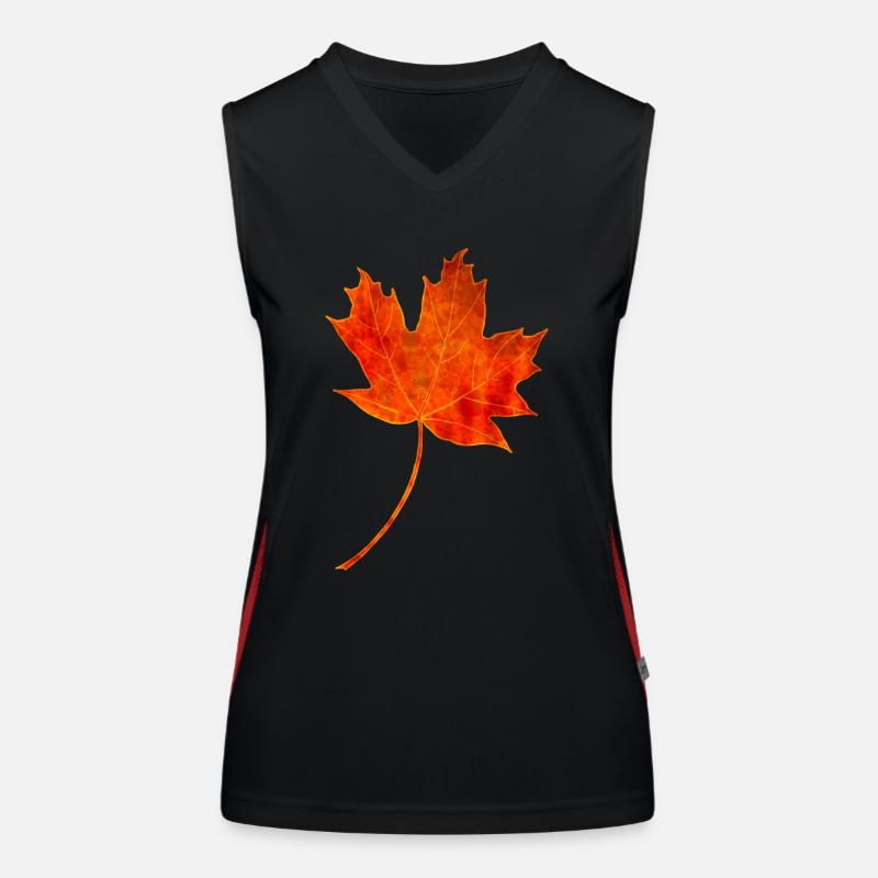 Maple leaf Women's Functional Contrast Tank Top