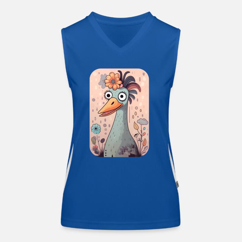 Gans Funktionelles Kontrast-Tank Top für Frauen
