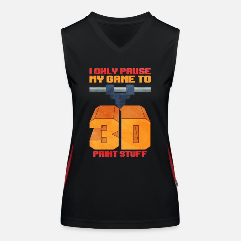 3d printing Funktionelles Kontrast-Tank Top für Frauen