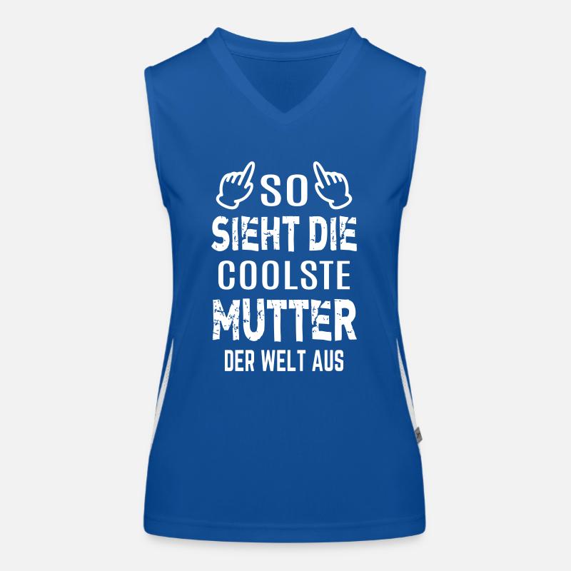 Coole Mama Beste Mutter Coolste Mama der Welt Funktionelles Kontrast-Tank Top für Frauen
