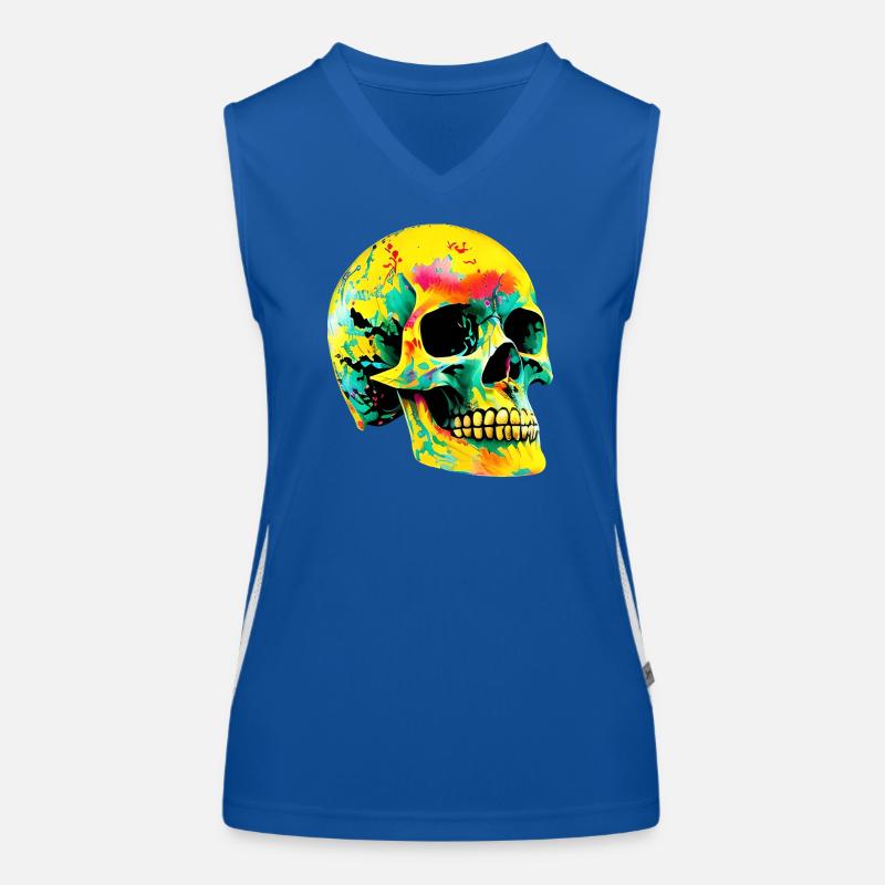Skull Women's Functional Contrast Tank Top