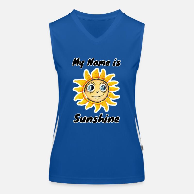 Sprüche Funktionelles Kontrast-Tank Top für Frauen