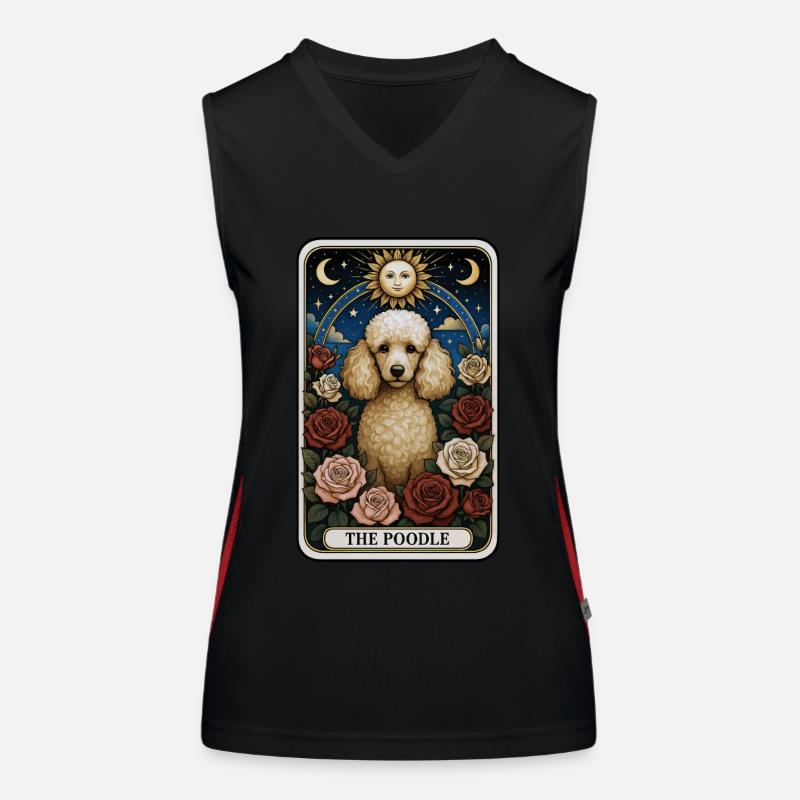 Pudel Funktionelles Kontrast-Tank Top für Frauen
