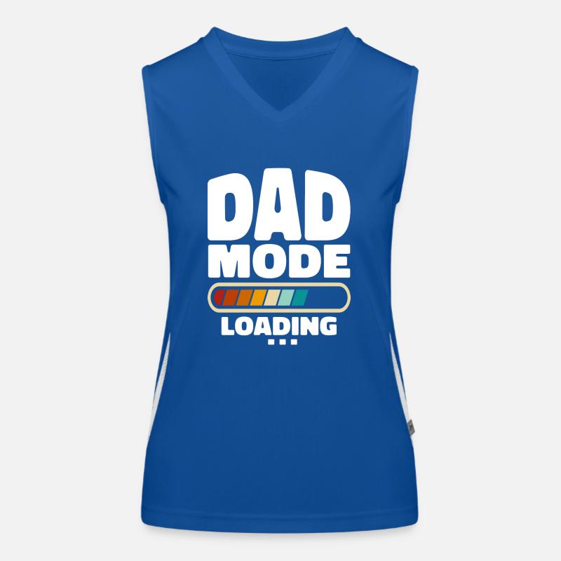 Lustiger Dad-Modus Loading Zitat Bester Vater aller Zeiten Funktionelles Kontrast-Tank Top für Frauen