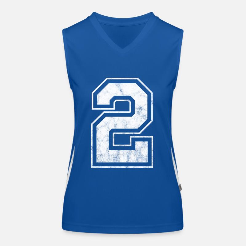 Nummer 2 Funktionelles Kontrast-Tank Top für Frauen