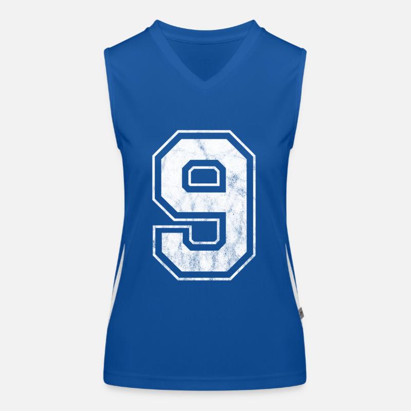 Numéro 9 Débardeur respirant contrasté Femme