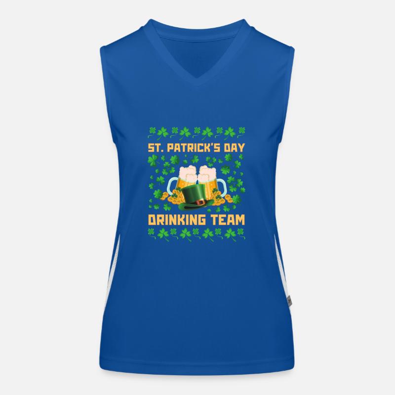 St. Patrick's Day Drinking Team Irish Culture Women's Functional Contrast Tank Top