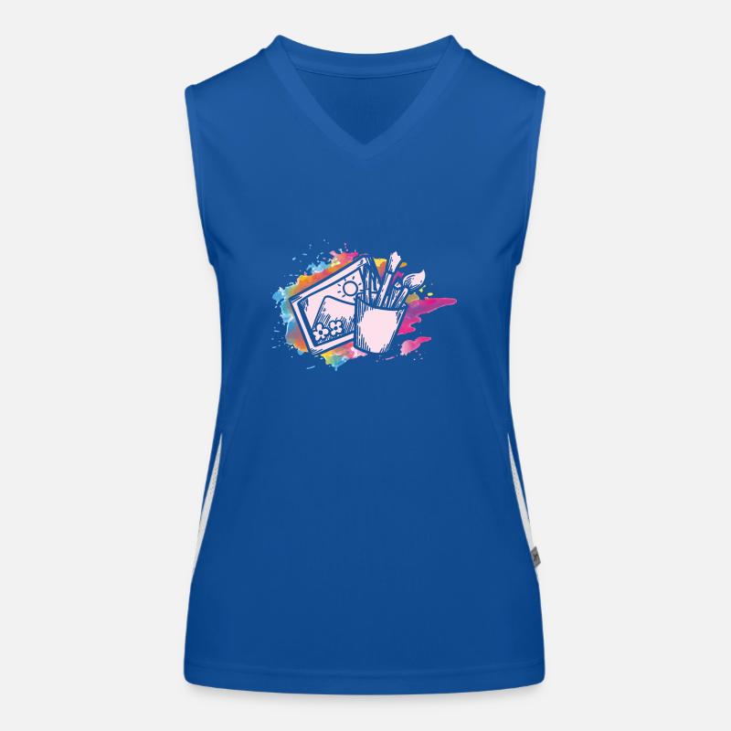 artist Women's Functional Contrast Tank Top