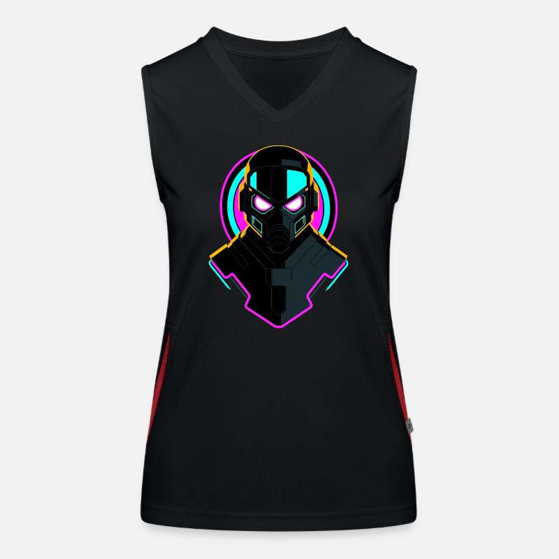 Neon Robot Women's Functional Contrast Tank Top