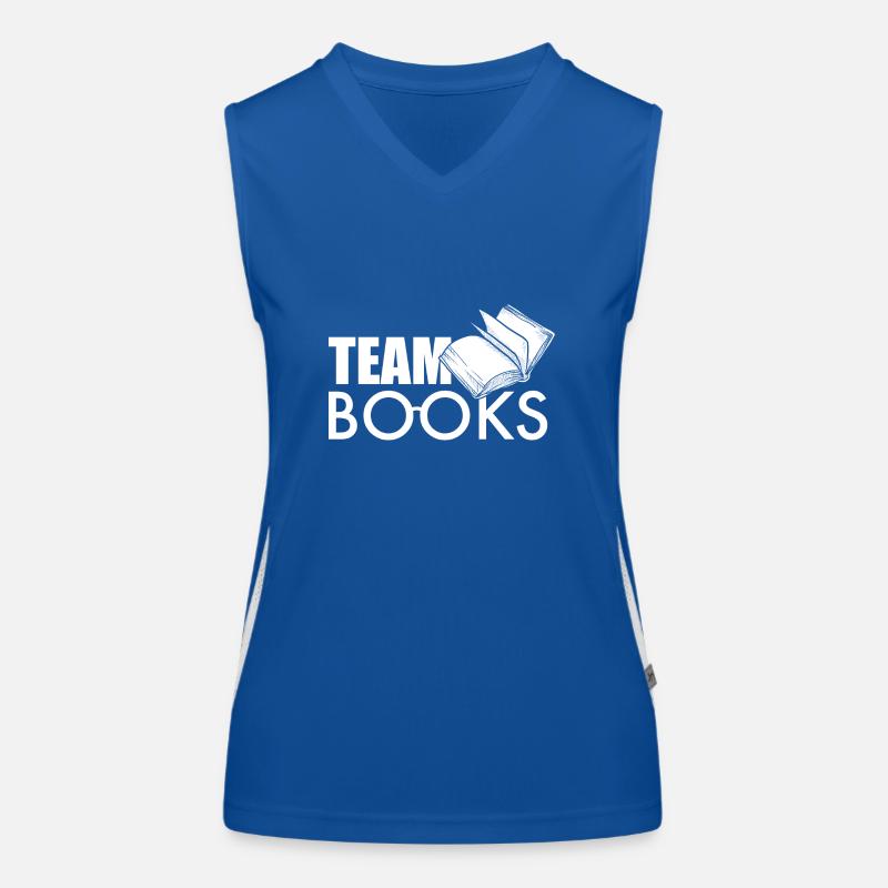 Team Bücher Funktionelles Kontrast-Tank Top für Frauen